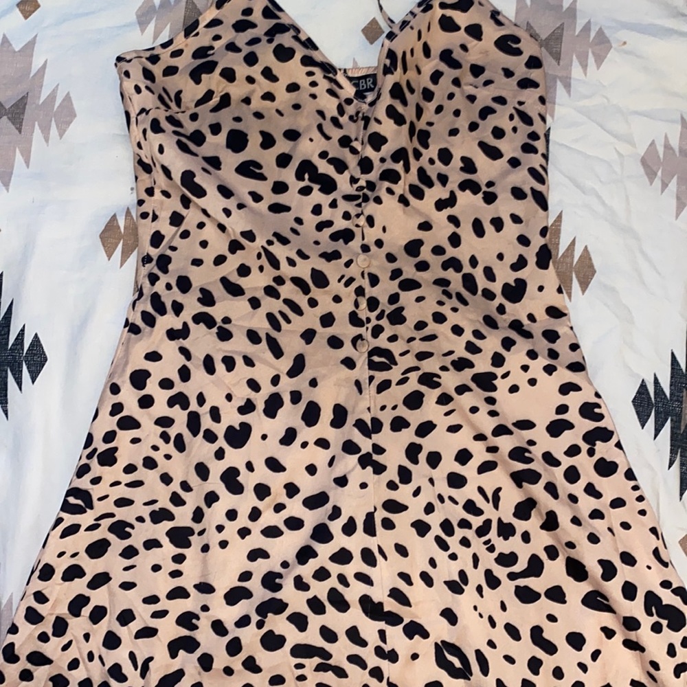 CBR Leopard slip dress